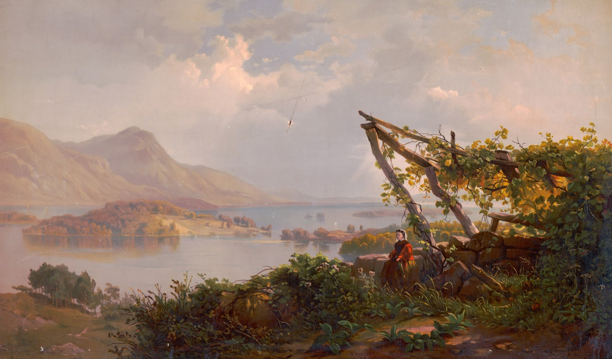 Sunset on the coast of Wales 1872