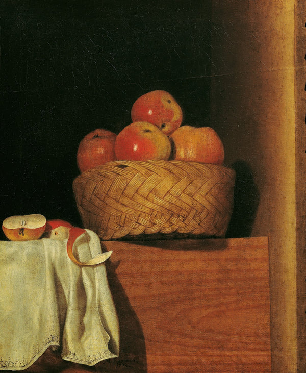 Stillleben mit Apfelkorb 1754