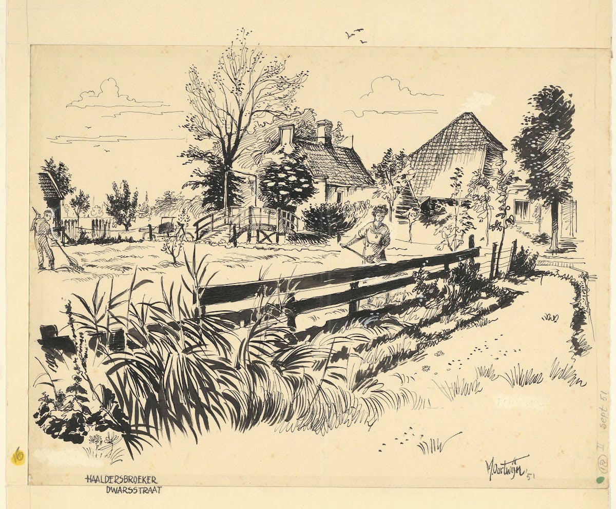 Gezicht te Haaldersbroek 1951
