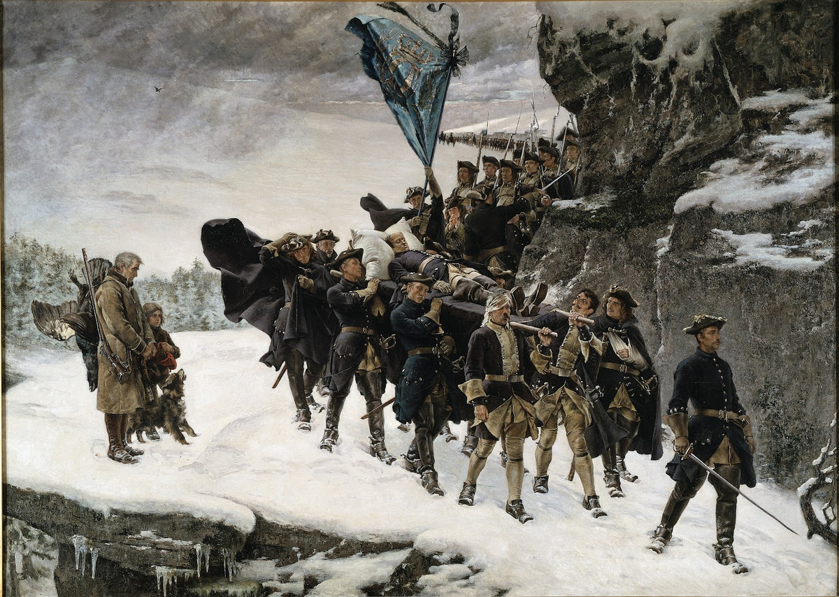 Bringing Home the Body of King Karl XII of Sweden 1884