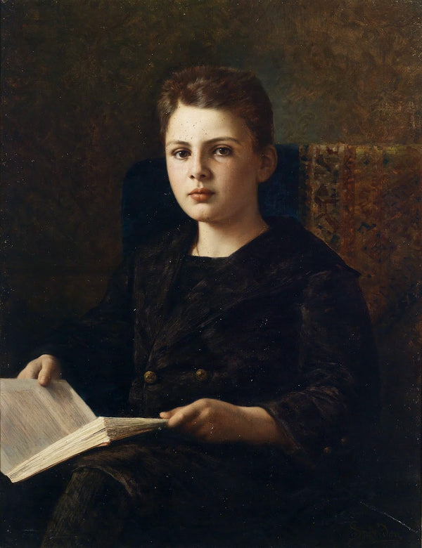 Portrait des jungen Oskar Fraenkel 1898