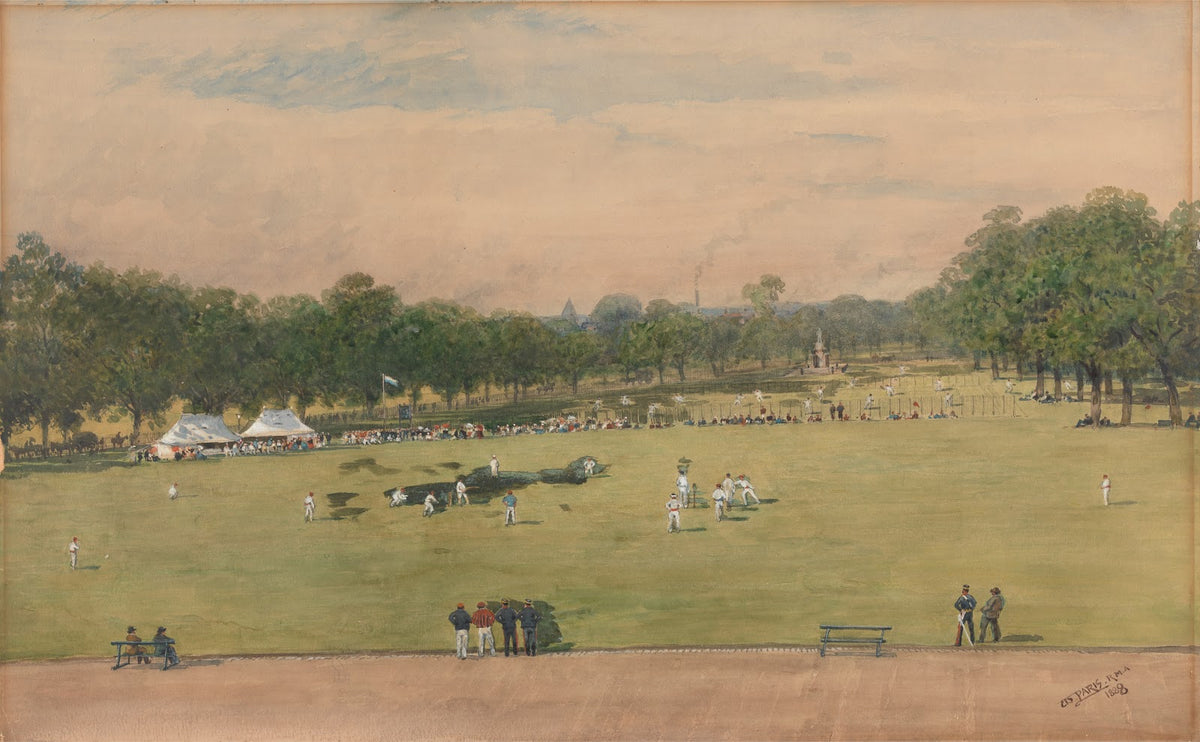 A Cricket Match of the Royal Marine Artillery London 1888