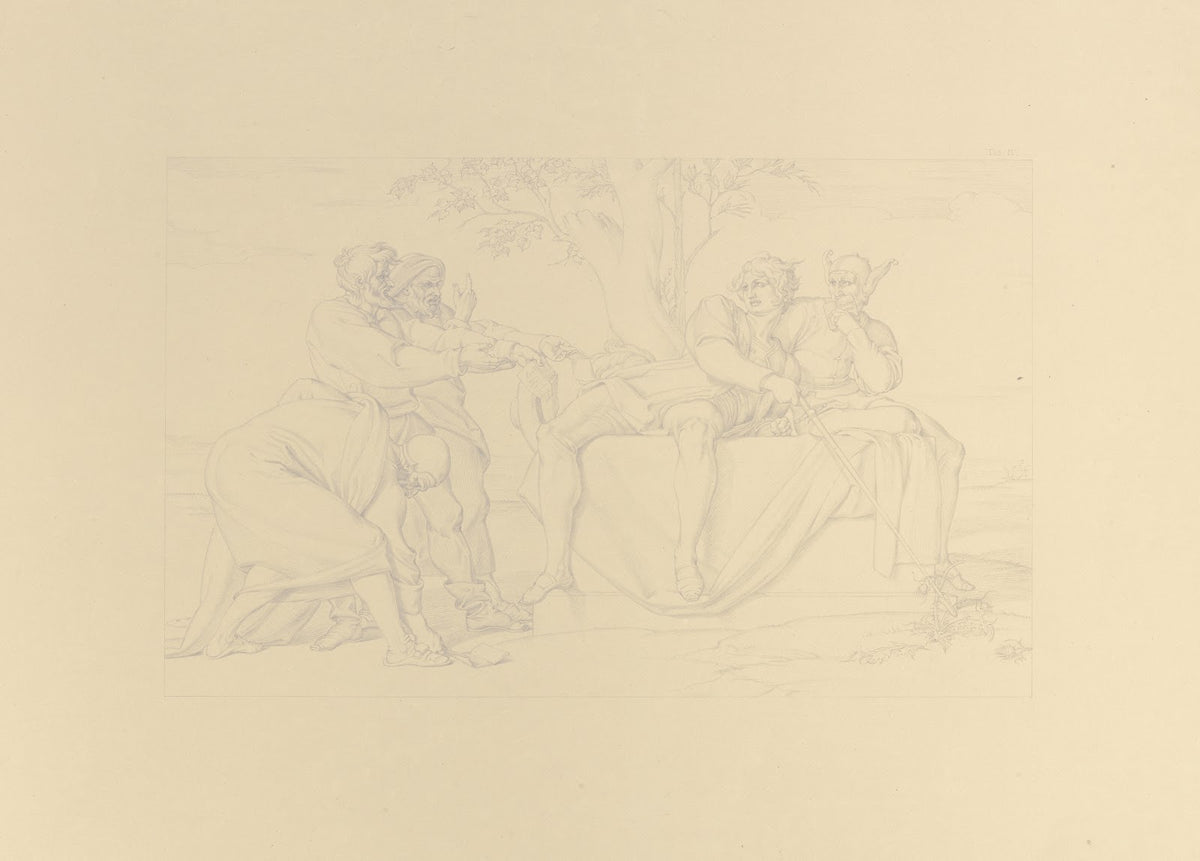 Aus dem Leben eines Wüstlings IV Verhöhnung jüdischer Gläubiger 1845