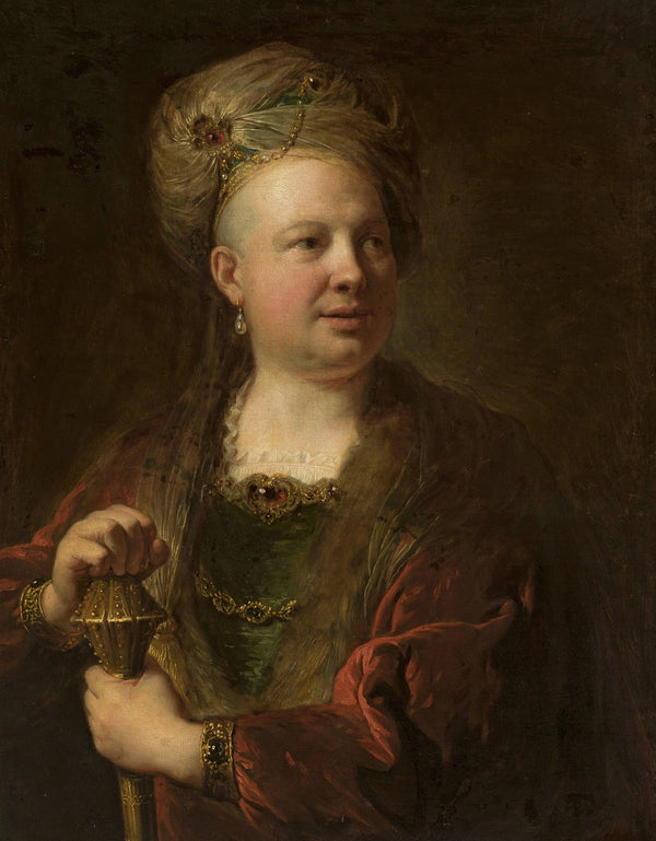 Portrait of a man in an Eastern costume 1720 1730