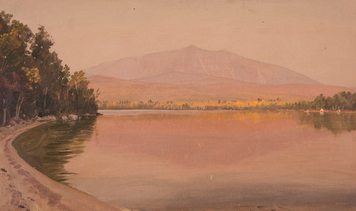 Mt Katahdin from Togue Pond 1878