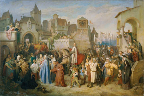 Herzog Leopolds des Glorreichen Einzug in Wien nach dem Kreuzzug von 1219 1872
