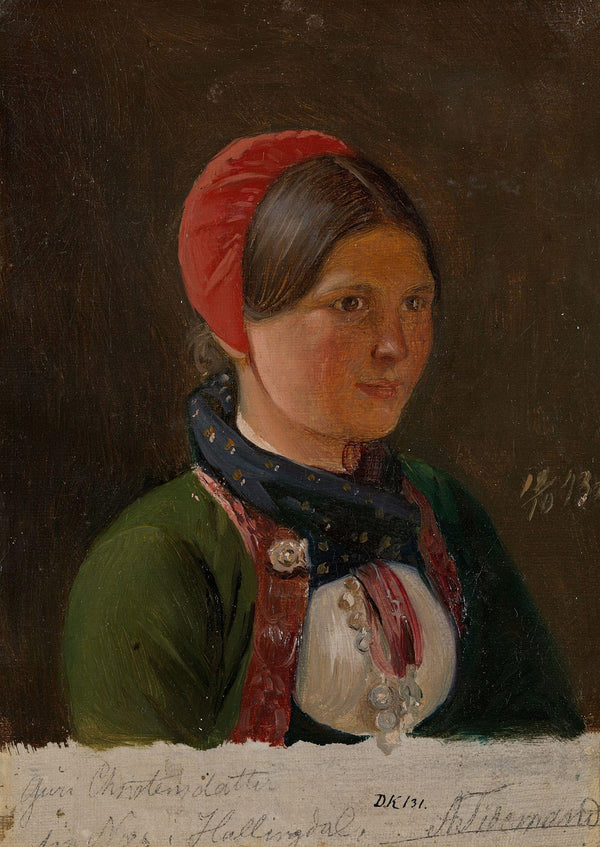 Girl from Hallingdal 1843