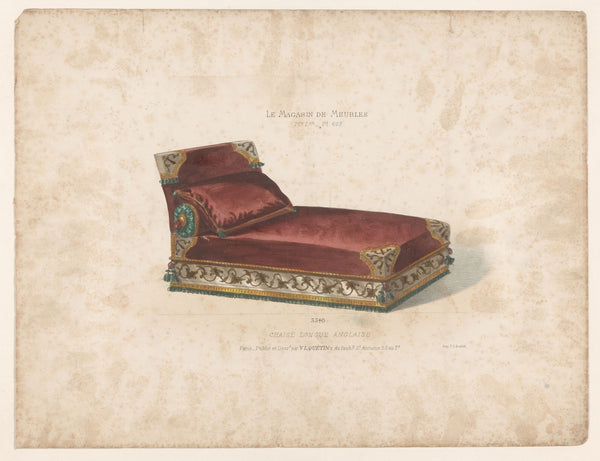 Chaise longue Anglaise 1832 1904
