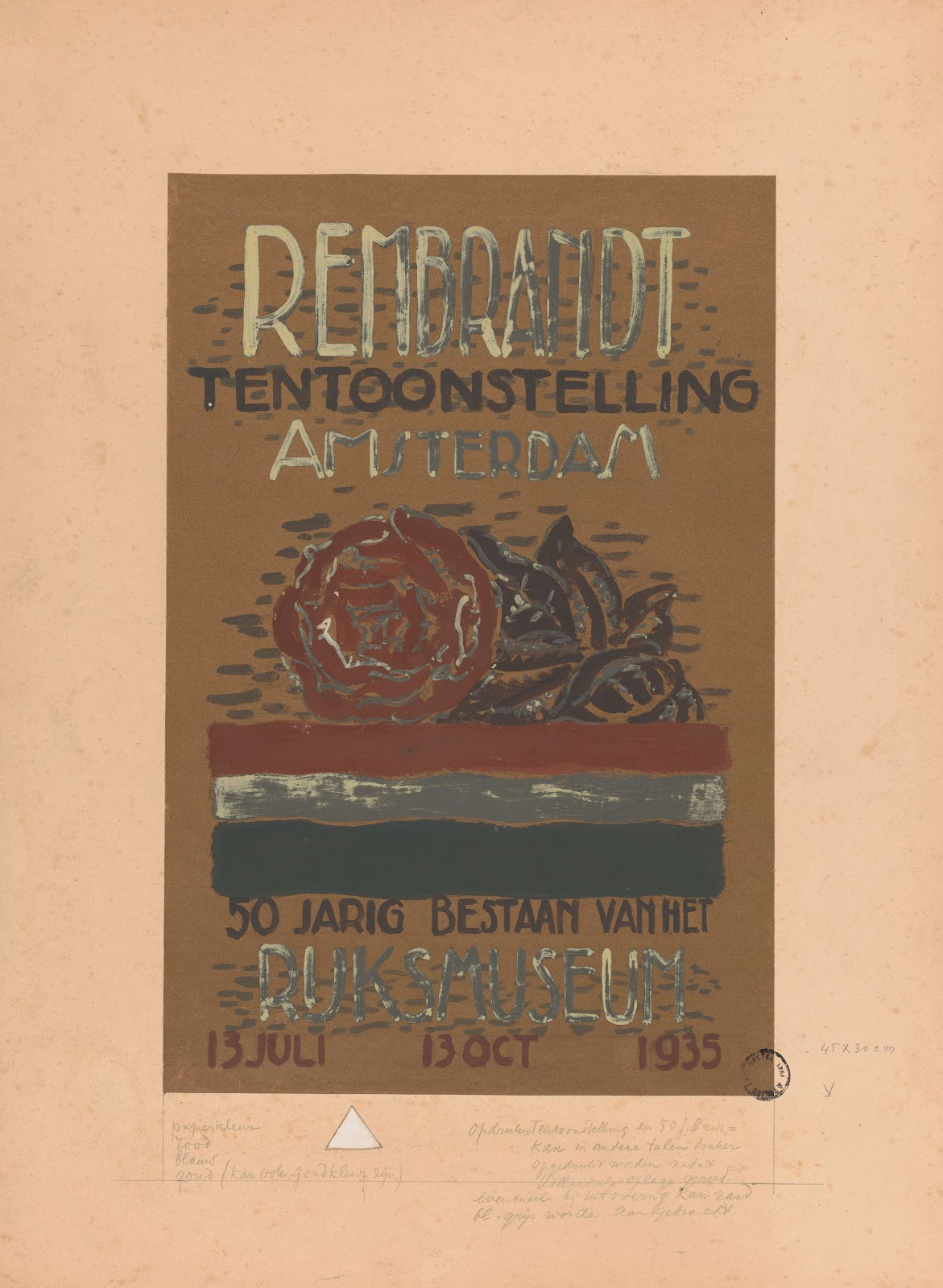 Rembrandt tentoonstelling Amsterdam 1935