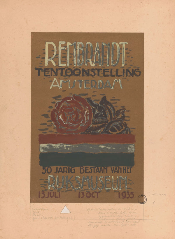 Rembrandt tentoonstelling Amsterdam 1935