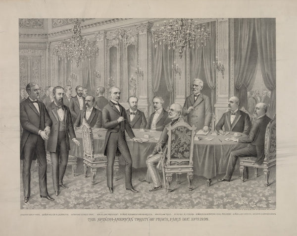 Spanish American Treaty of Peace Paris Dec 10th 1898 1898