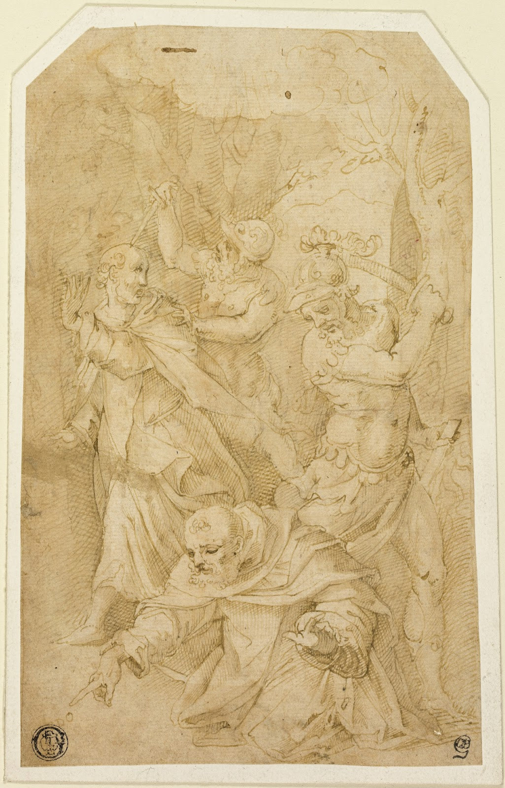 Study for the Death of Saint Peter Martyr c 1571