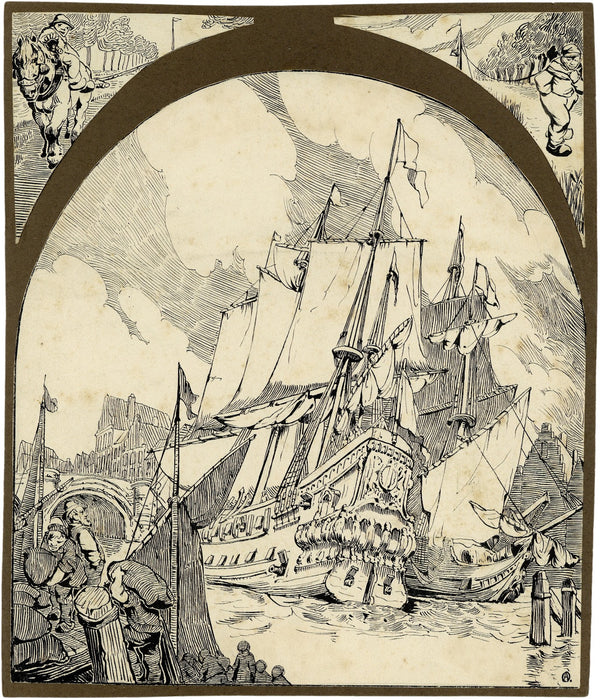 La navigation à Malines 1908