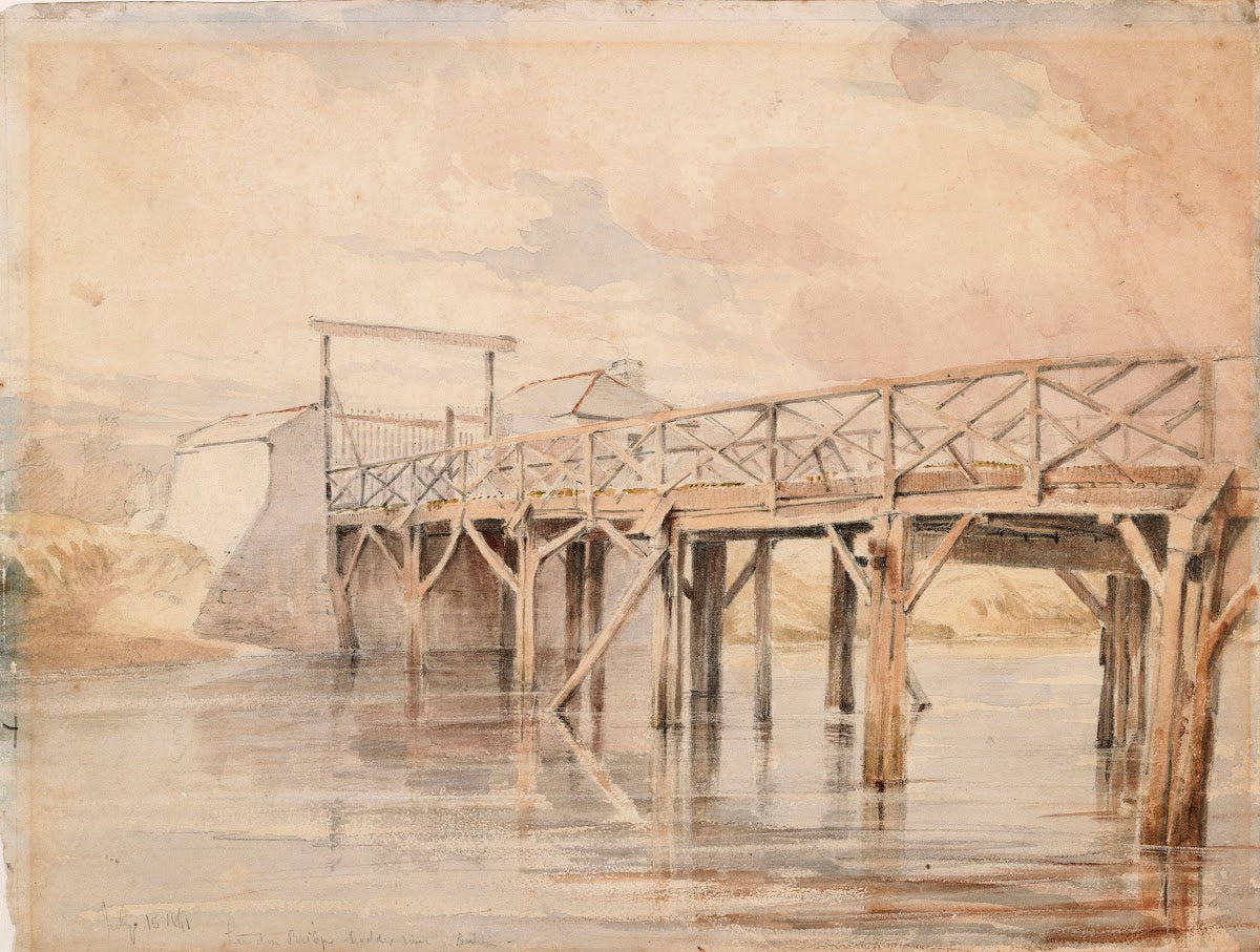 Old London Bridge on the River Dodder Dublin 1841