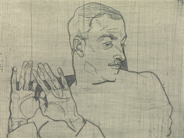 Portrait of Arthur Roessler 1914