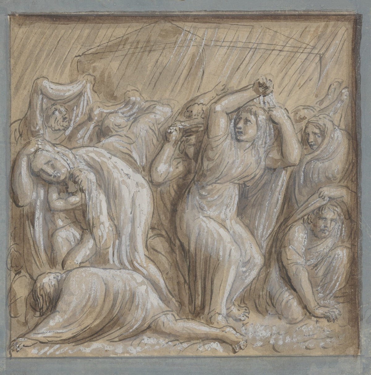 13 drawings after bas reliefs at Florence Pl09 19th Century