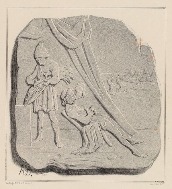 Achille sous sa tente 1833