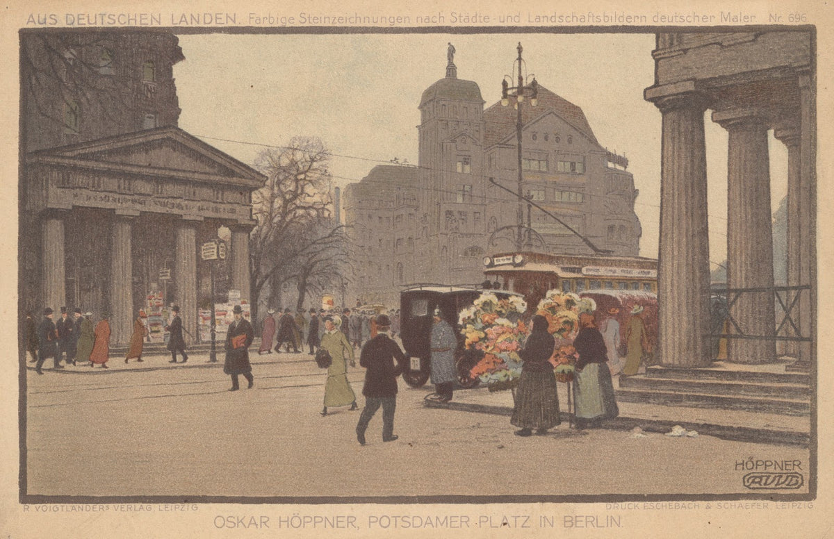 Potzdamer Platz in Berlin 1900