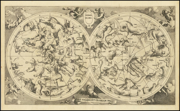 Hemel Globe Coeli Enarrant Gloriam Dei 1720