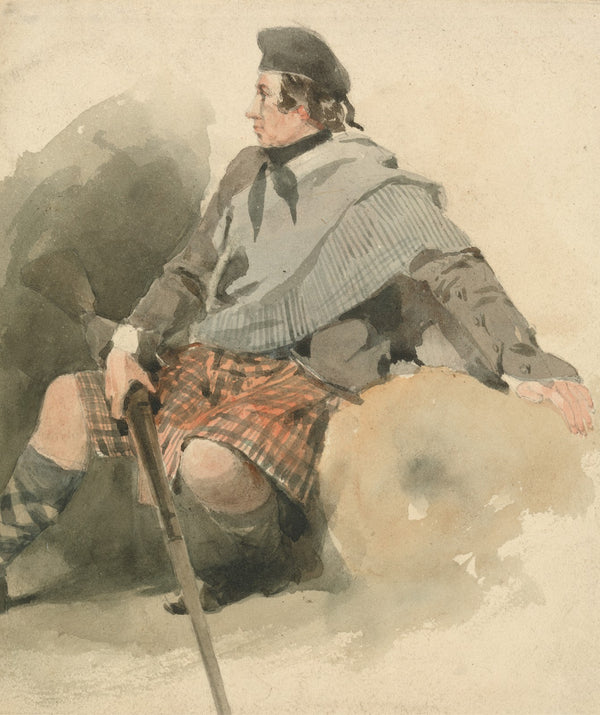 A Highlander Seated
