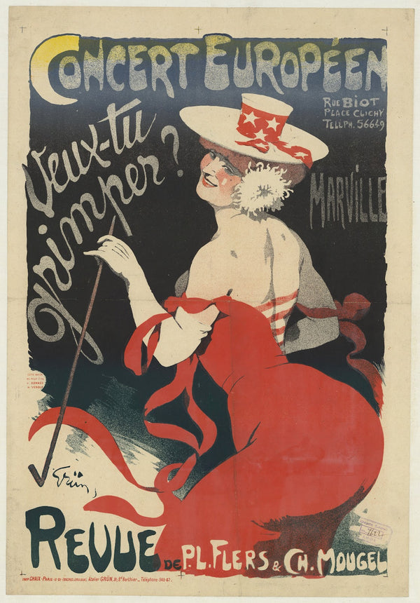 Concert Européen Veux tu grimper 1901