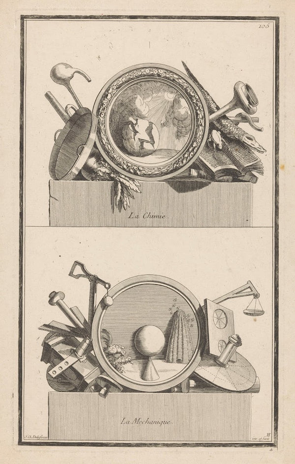 La Chimie La Mechanique 1768 1771
