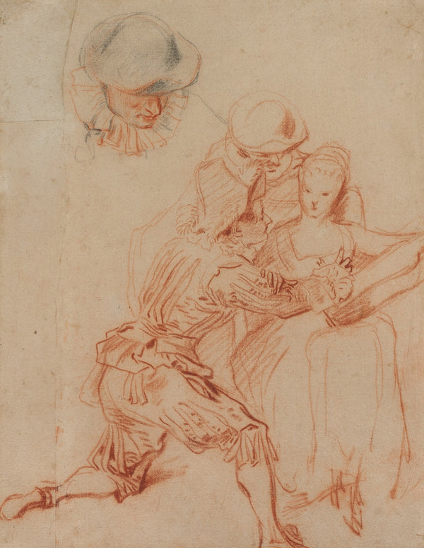 Study for The Romancer Le Conteur c 1716