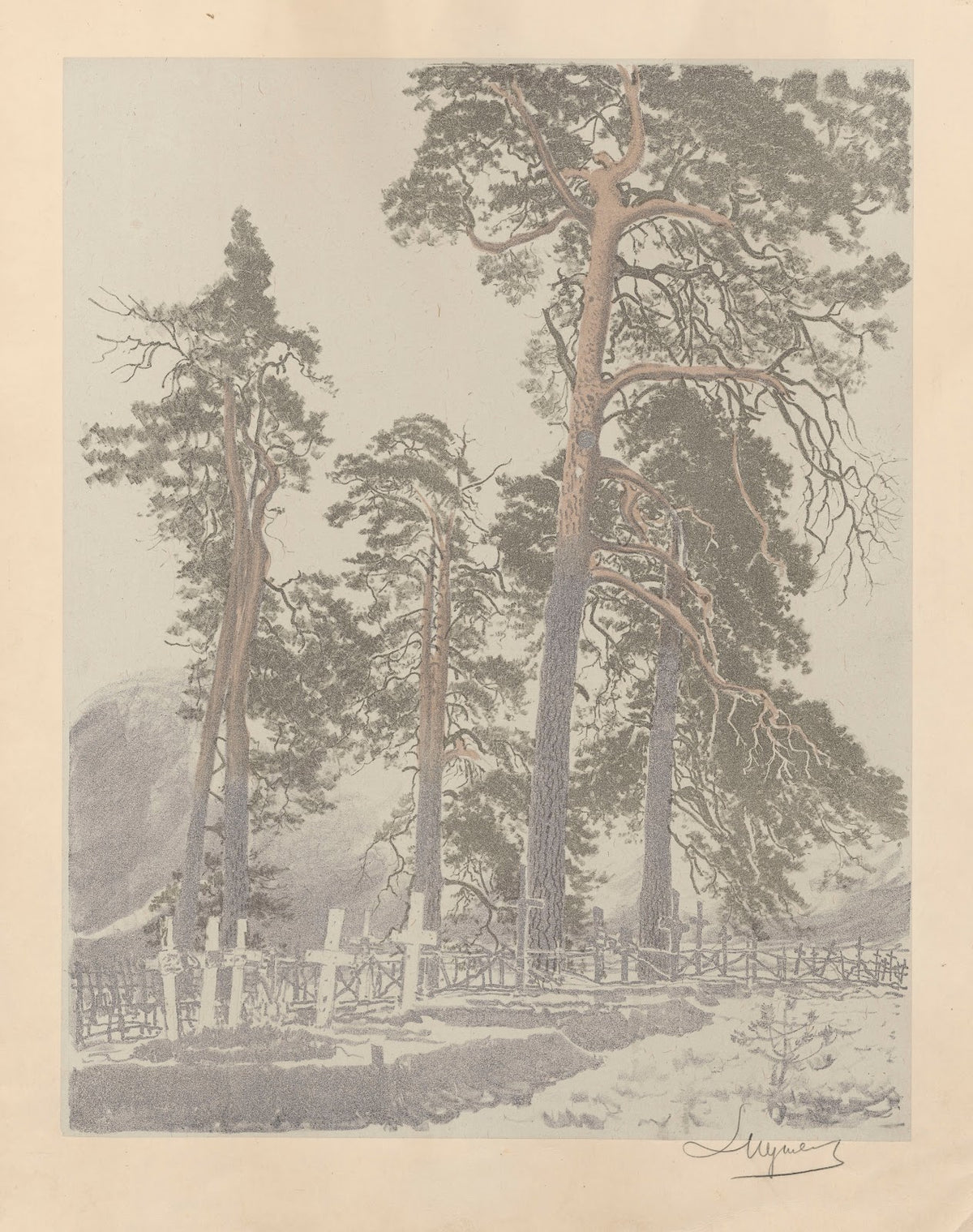 Cemetery in Vowchick 1916