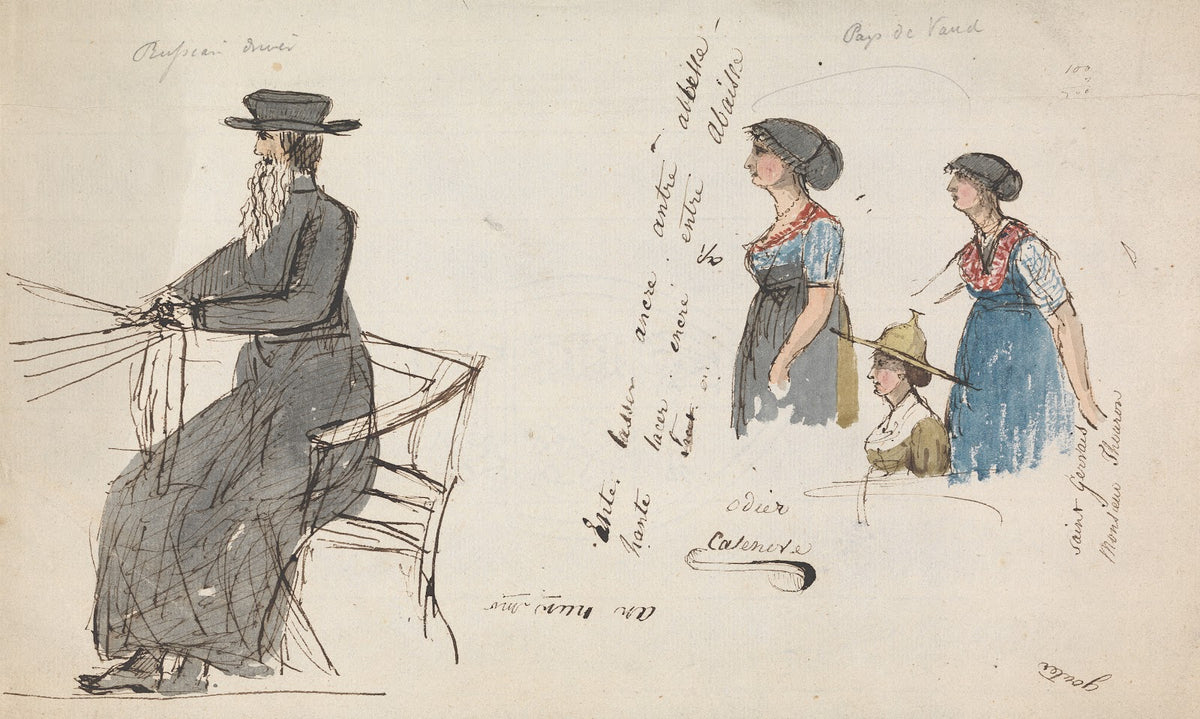 Russian Driver and Pays de Vaud ca 1818