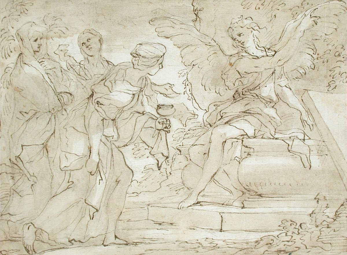 The Three Marys at the Tomb 17th 18th century