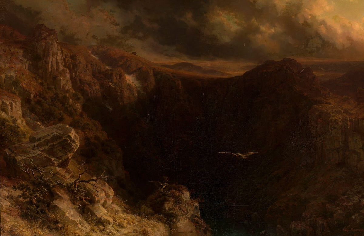 Evening in the mountains 1843