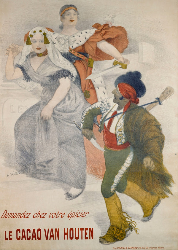 Demandez Chez Votre Épicier Le Cacao Van Houten 1894