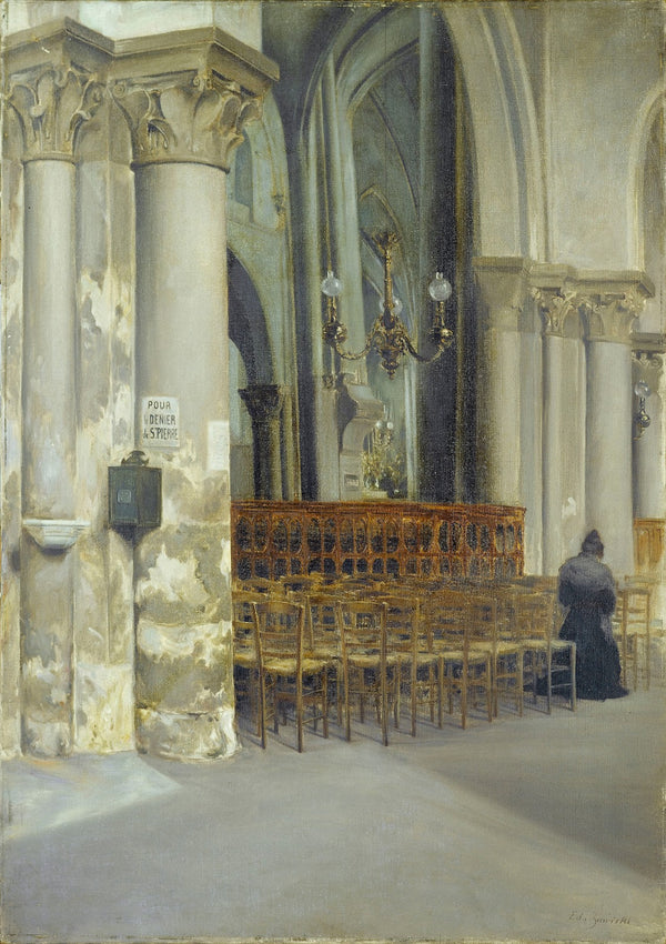 Intérieur de léglise Saint Pierre de Montmartre 1895