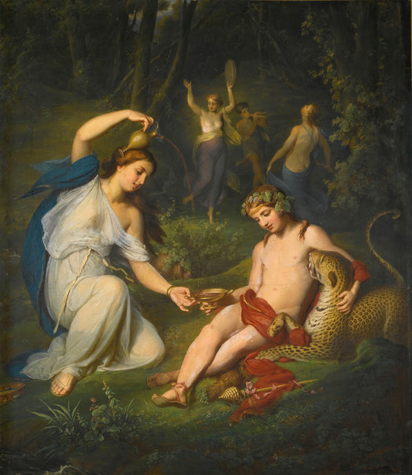 Bacchus With Leopard