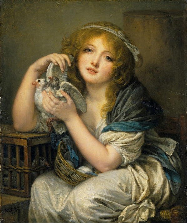 Woman with Doves 1799 1800
