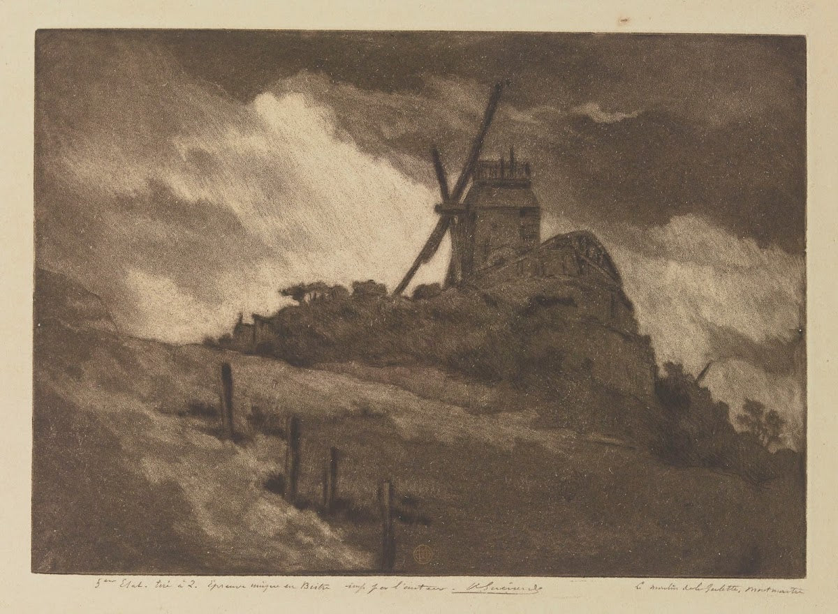 Le moulin de la Galette Montmartre 1888