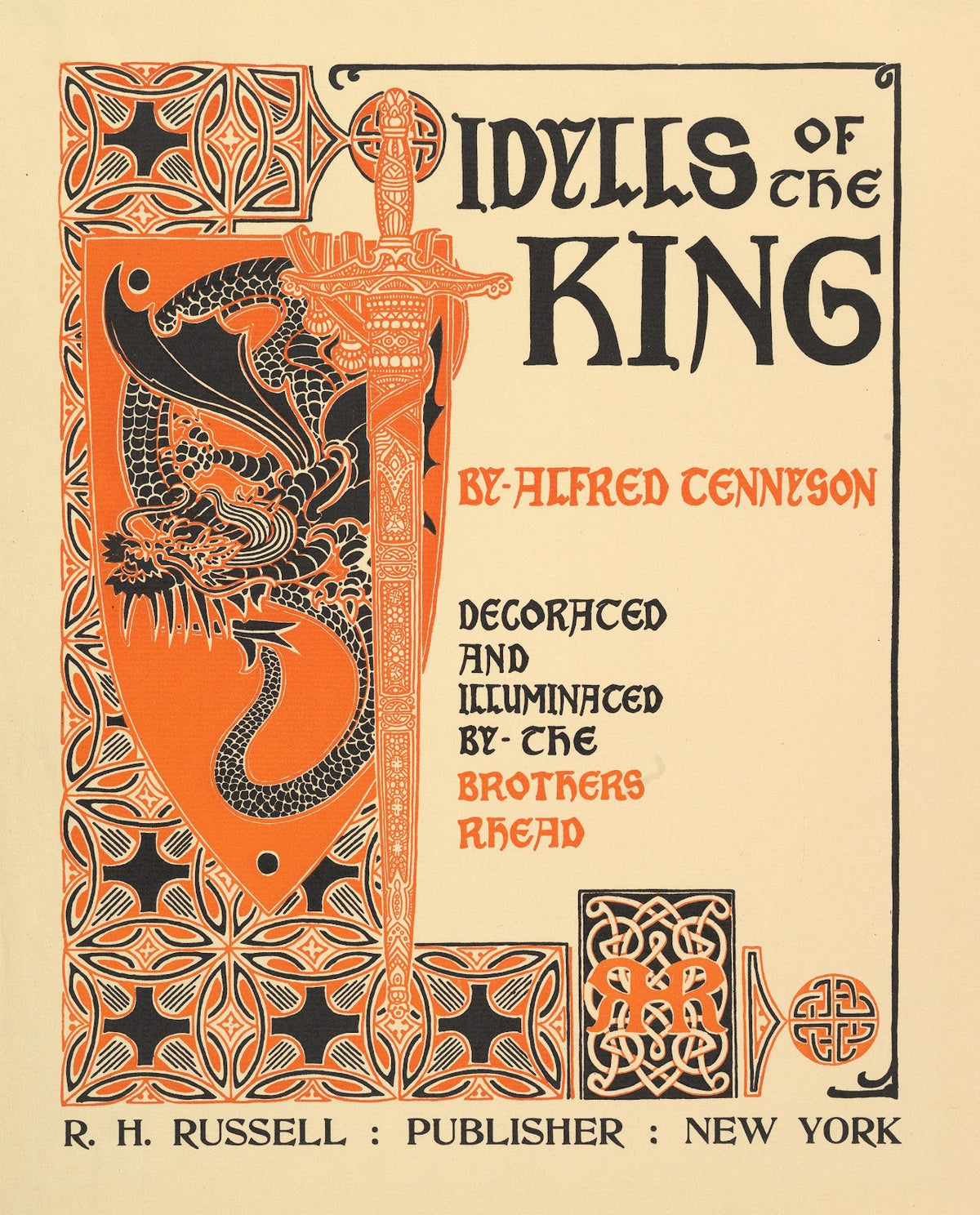 Idylls of the King by Alfred Tennyson 1898