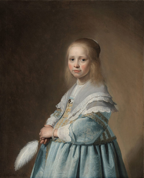 Portrait of a Girl Dressed in Blue 1641