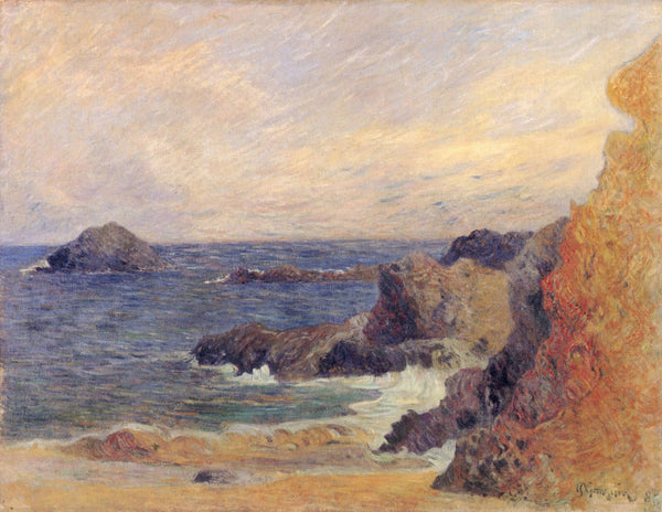 La Côte rocheuse ou Rochers au bord de la mer 1886