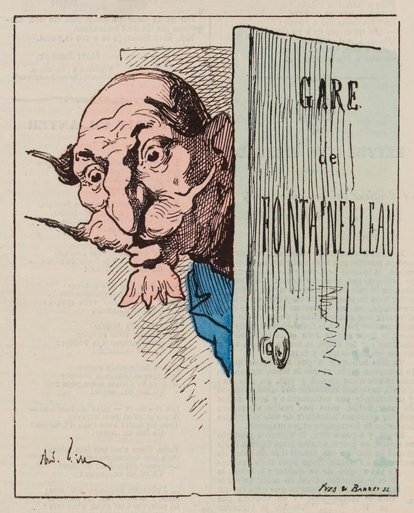 Gare de Fontainbleu 1878
