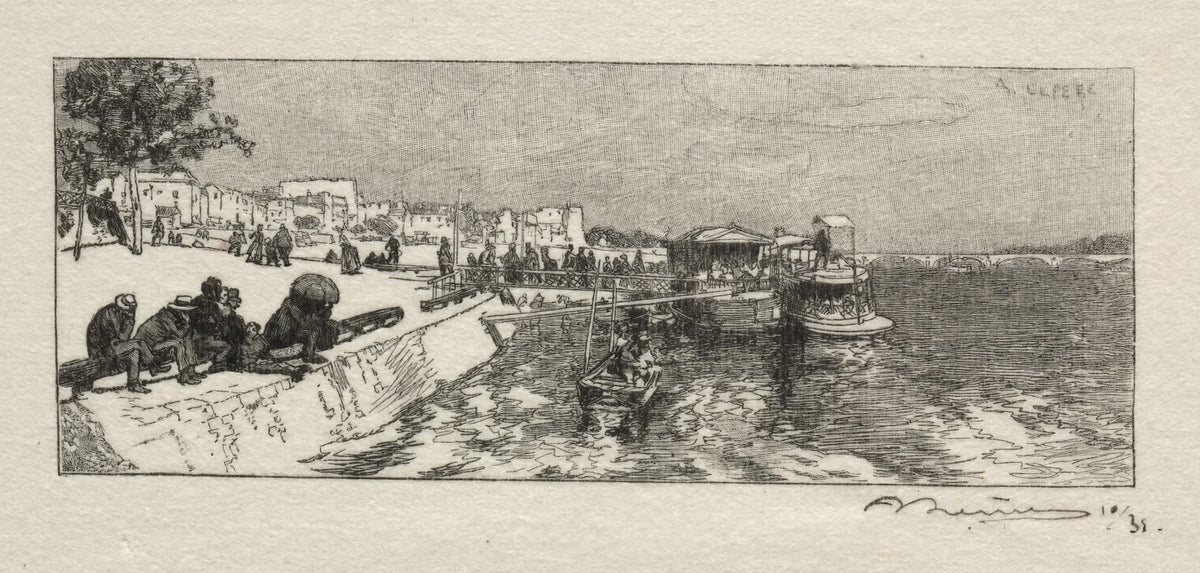 Embarcadére a Bercy 1890