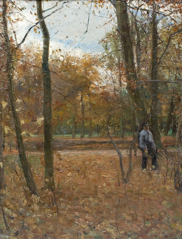 Efterår i Søndermarken 1885