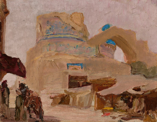 Samarkand Bibi Khanym tomb of Tamerlanes wife From the journey to Turkestan 191
