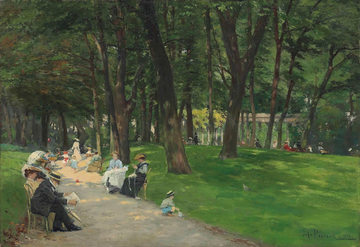 Bois De Boulogne Paris 1903