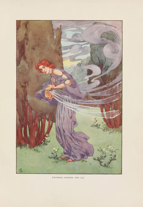 Pandora opened the lid 1915