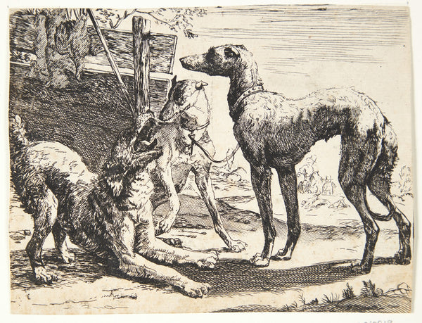 Tre hunde 1654