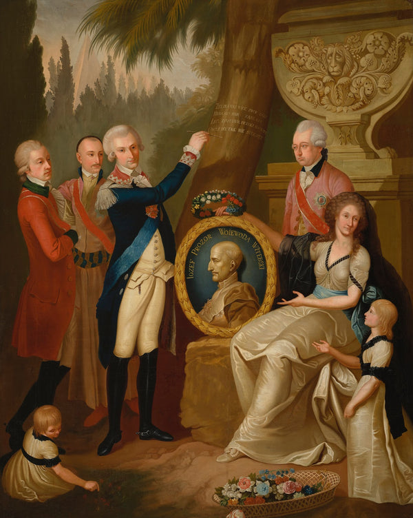 Portrait of the Prozor family 1789