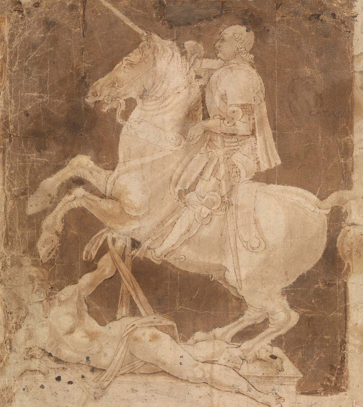 Study for the Equestrian Monument to Francesco Sforza early to mid 1480s