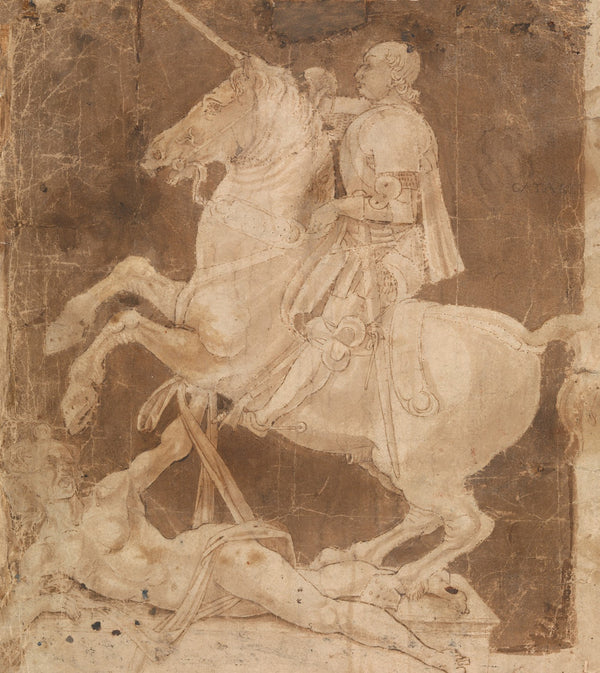 Study for the Equestrian Monument to Francesco Sforza early to mid 1480s