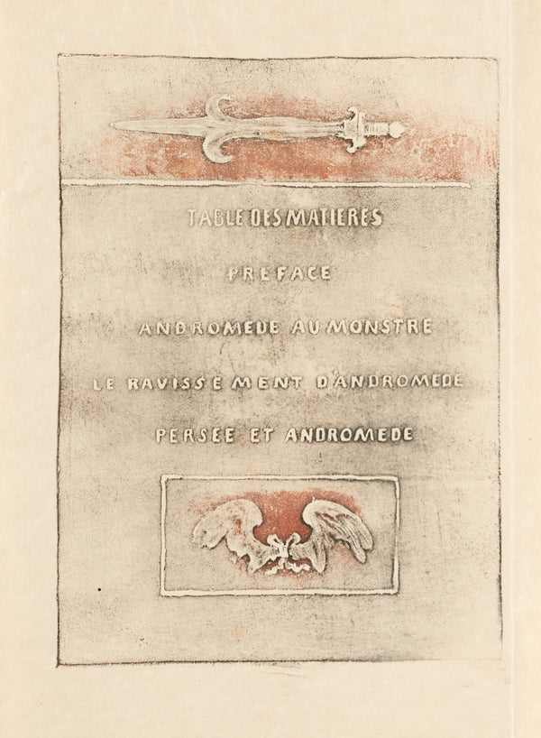 Trois gypsographies daprès José Maria de Heredia